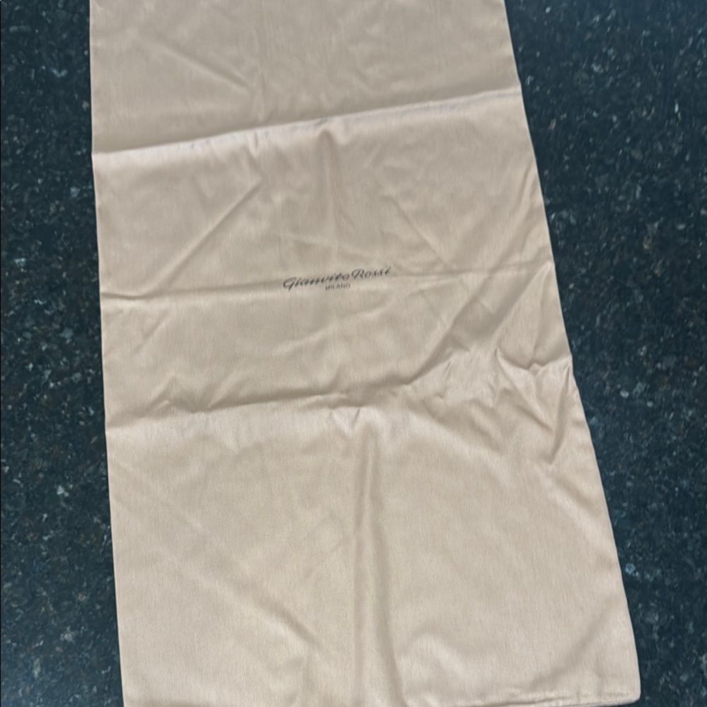 Large Gianvito Rossi Beige Shoe Dust Bag